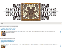 Tablet Screenshot of bear-flavored.com